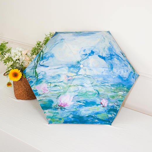 两三事2025全新定制梵高/莫奈晴雨伞【5折款超轻便】UPF50+ UVA90%抵御紫外线 商品图2
