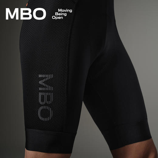 MBO男子背带骑行裤短裤T304 黑武士背带骑行短裤25年夏季新款 (经销商专拍链接，非经销商拍单不发货) 商品图2