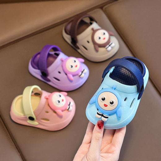 夏天要来啦🌊宝贝的鞋子也该更新啦✌ 【立体卡通蛋仔洞洞鞋】一鞋两穿 👀可当拖鞋也可当凉鞋😎满满的春夏日气息🥰好看又好穿🤭巨舒适不累脚 童趣满满 商品图7