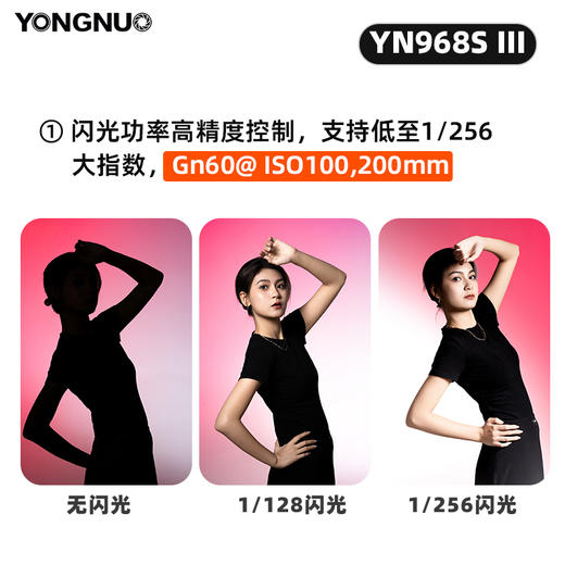 永诺 YN968S III 索尼口 高速同步TTL闪光灯 商品图2