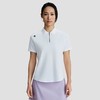 点此购买 迪桑特夏季女士四色半拉链短袖polo衫 HGN 317605 商品缩略图9
