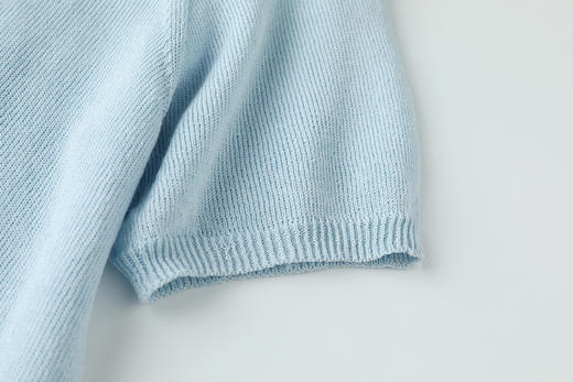 【无缝一体和纸纱圆领T恤】甄选和纸混纺纱线，质地轻盈，透气清爽JZ2531-CC 商品图12