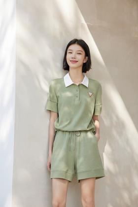 HAYES 清爽浅绿色休闲运动套装 18325