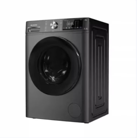 美菱 洗衣机 G100M14556BX 10KG 滚筒 变频 一级能效 超薄 前开式 下排水 天池岩灰 洗脱一体