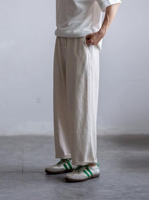 为夏季而生男士高端棉麻裤松紧腰小哈伦裤 商品图4