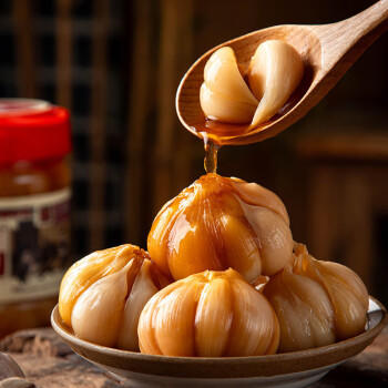 方砖厂69号糖蒜 糖醋蒜头 酸甜蒜瓣 酱菜陈醋糖醋汁腊八蒜 糖蒜750g*1罐 /粮油调味 /调味品 /榨菜/酱腌菜 商品图6