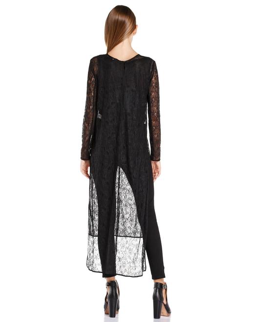 AA153009601 Marisfrolg/玛丝菲尔 时尚两件套宽松蕾丝钩花连衣裙【含背心】 商品图1