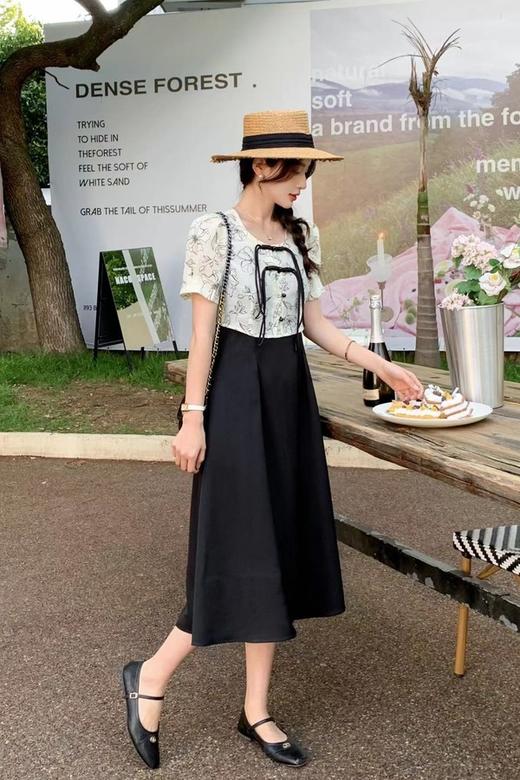 amadella 黑白甜美吊带短上衣套装 18370 商品图2