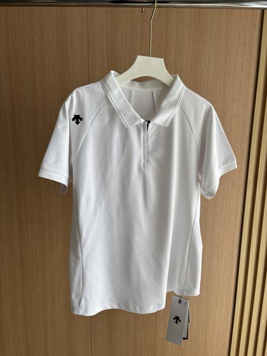 点此购买 迪桑特夏季女士四色半拉链短袖polo衫 HGN 317605 商品图2