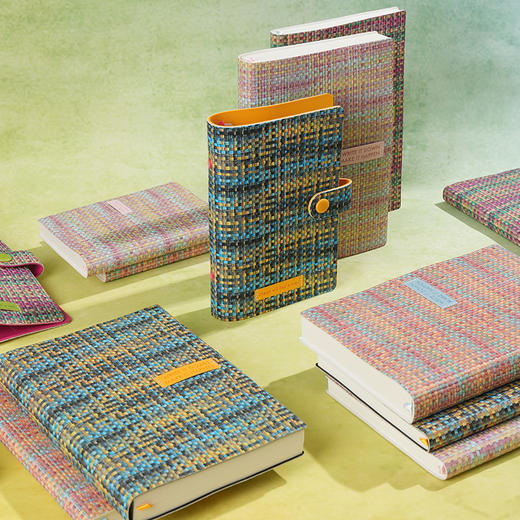 趁早编织系列自填日期效率手册A5薄本两天一页办公日程本高颜值每日计划本笔记本子记事本手账 商品图1