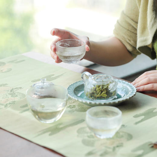 【非遗好物】水晶茶器非遗传承人何伟强手工制作水晶茶具套装 商品图5