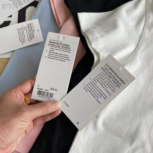 外贸原单正品2025新款Luluemon_Relaxed-Fit学院风T短袖。马卡龙4色独家首发！

颜色:米白  粉色  雾霾蓝   黑色
尺码 1码  2码  3码
原价💰68美金 商品图4