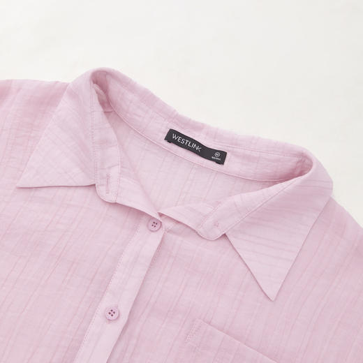 【欧若风穿搭】天丝轻薄套装女春夏衬衫搭短裤两件套V0850325 商品图5