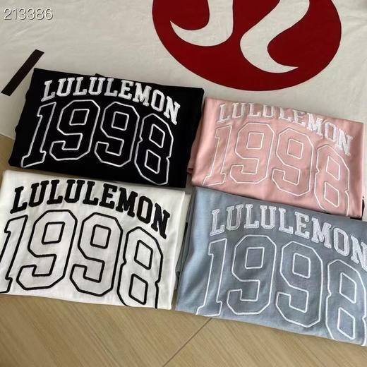 外贸原单正品2025新款Luluemon_Relaxed-Fit学院风T短袖。马卡龙4色独家首发！

颜色:米白  粉色  雾霾蓝   黑色
尺码 1码  2码  3码
原价💰68美金 商品图2