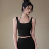 跃牌【安琪拉系列】新款裸感假两件运动内衣挂脖带胸垫瑜伽背心女WX41007 商品缩略图0