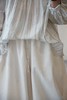 MAKU textiles｜真丝褶边领口不规则条纹长袖衬衫 商品缩略图3