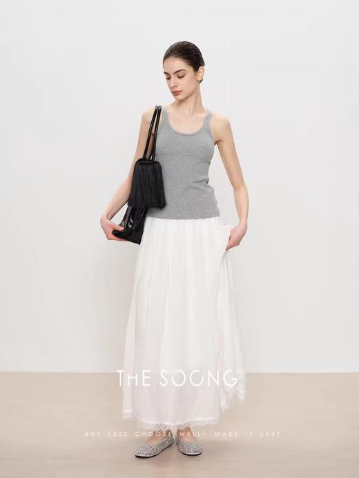 THESOONG|夏季’工字背心’舒适柔软透气吊带背心HBBX4034 商品图2