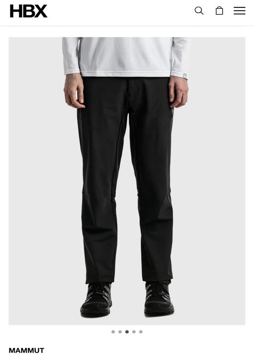 M.M.X 大像尼龙梭织速干运动休闲裤 WK793 商品图2