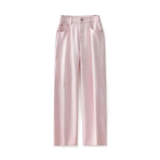 「高货wl」全新升级【铂金会员211/天猫279/差价68】(95451)洛诗琳通勤简约休闲四面弹2025莱塞尔香蕉裤松弛感牛仔裤女95451 商品图4