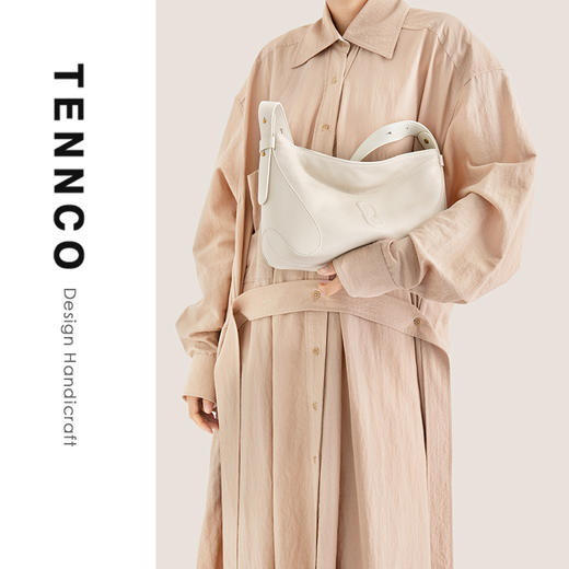 TENNCO【嘟嘟包】头层牛皮hobo腋下包单肩斜挎包 商品图5