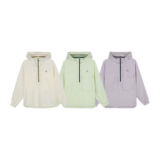 【出游季特惠】ACMEITEM爱棵米户外防晒外套防泼水凉感宽松休闲上衣女士GAG2760881C 商品图4