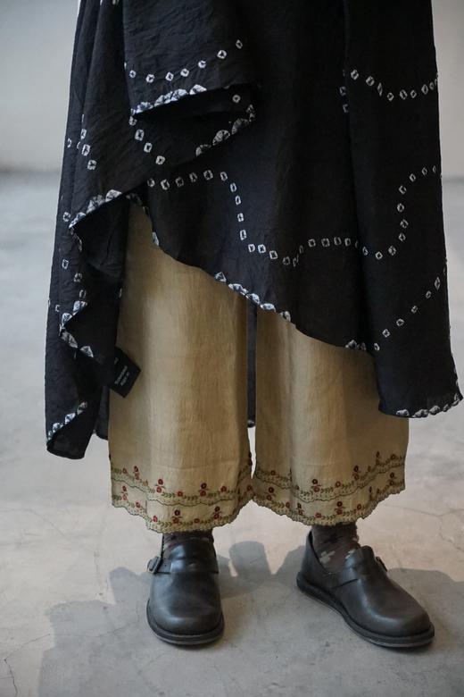 MAKU textiles｜真丝扎染高腰节连衣裙 商品图6