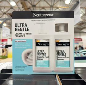 到手价179元 Neutrogena 露得清 超温和泡沫洁面乳 2瓶*354ml 敏感肌福音！温和洁面，修护屏障，一步到位 美国代购，无中文标签，介意慎拍