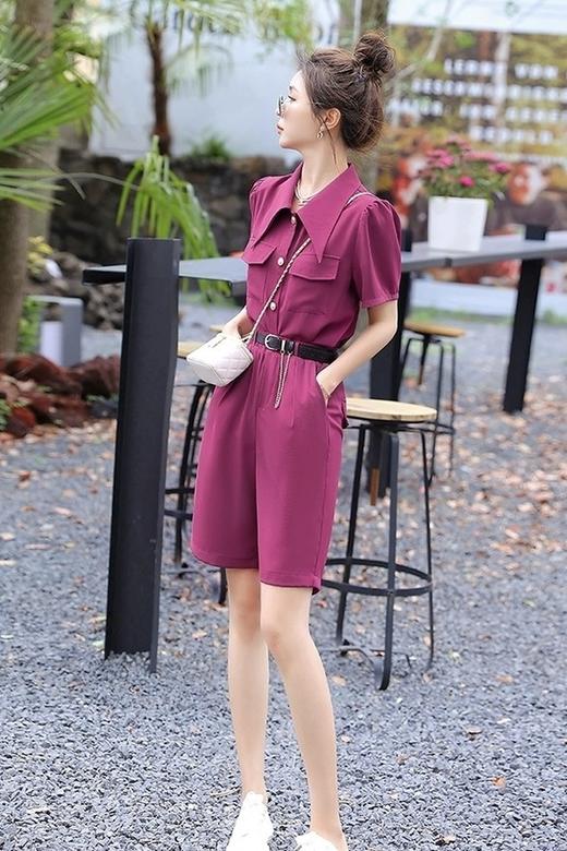 amadella 火龙果色工装衬衣短裤套装 18295 商品图3