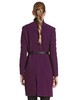 A1124603804   玛丝菲尔Marisfrolg  暗紫色优雅魅力双口袋长袖长款外套 商品缩略图1
