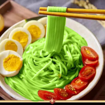 芝蓉儿桑叶苦瓜芹菜面条无添加手工杂粮糖人早餐挂面龙须面线面细面3斤 /粮油调味 /挂面 /风味挂面 商品图2