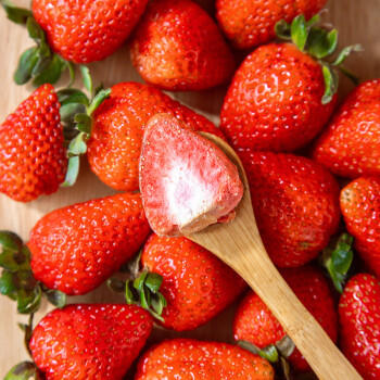 方砖厂69号冻干冰糖葫芦山楂草莓水果蜜饯脆果脯零食老北京特产山楂草莓105g /粮油调味 /方便食品 /速食预制主食 商品图5