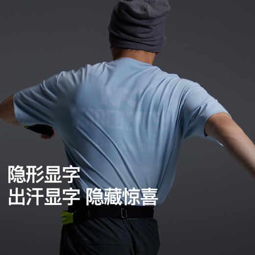NPC潮牌胸前3M反光印花logo圆领短袖T恤男速干遇汗显图案NP53TE16 商品图3