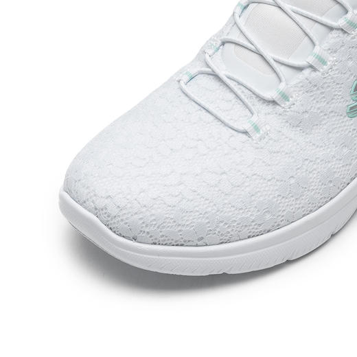 斯凯奇女士网面一脚蹬休闲鞋 百搭白色 商品图12