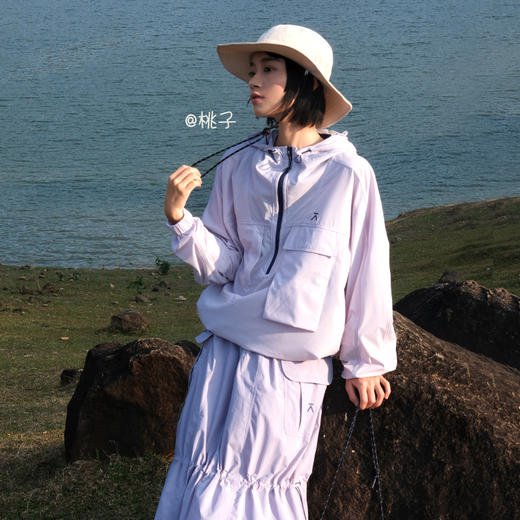 【出游季特惠】ACMEITEM爱棵米户外防晒外套防泼水凉感宽松休闲上衣女士GAG2760881C 商品图1