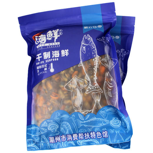 广东潮州紫云仓淡菜干 500g/袋 商品图1