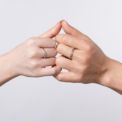 卡蒂罗/KADER 玫瑰物语情侣对戒 925银荆棘玫瑰热烈炽热开口可调节一对 浪漫氛围感恋爱必备配饰 女友520送女生 商品图3