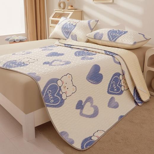 【YW】无忧购凉感丝乳胶凉席枕套三件套纯色/印花款(截单后7天发货) 商品图4