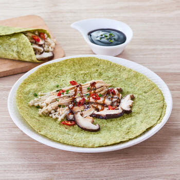 麦西恩 菠菜卷饼270g 8英寸 6片装 早餐手抓饼墨西哥卷饼塔可饼皮 /粮油调味 /方便食品 /速食预制主食 商品图4