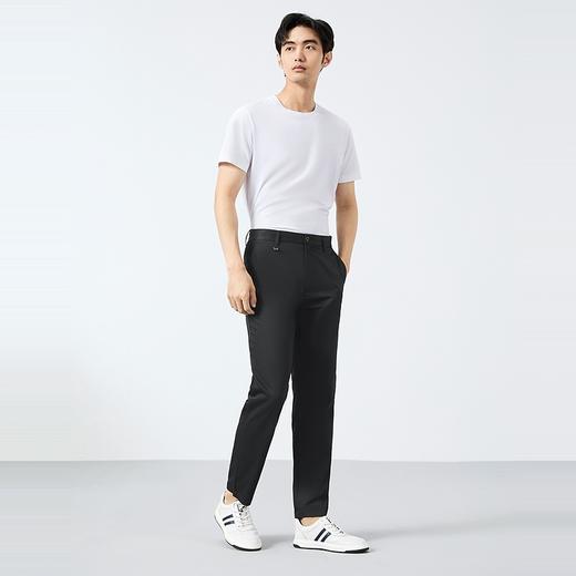 【凉感竹纤维】柒牌男装休闲裤男2025夏季新款商务通勤九分小脚裤128H73810 商品图3