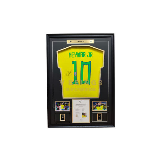 内马尔 巴西队10号 亲笔签名球衣 商品图0