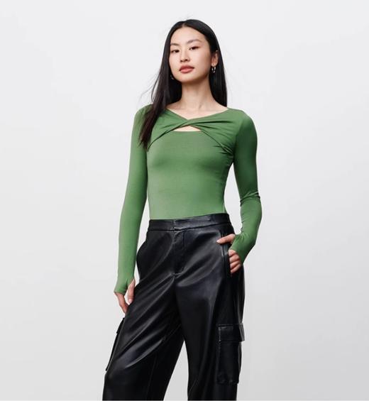 simplepieces新款T恤女SPS设计感长袖上衣 商品图1