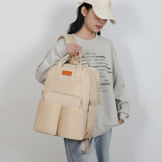 【实用空间，功能多样，妈妈的百宝箱】多功能时尚妈咪包 亲子出行大容量收纳双肩包 内置保温仓 干湿分离袋-QQ 商品图3