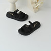 经典鲨2025夏季新品舒适平底实用两穿室内外露趾凉鞋拖鞋女KW163-529071 商品缩略图2