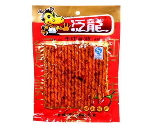 泛龙 牛汁豆筋80g 商品图0