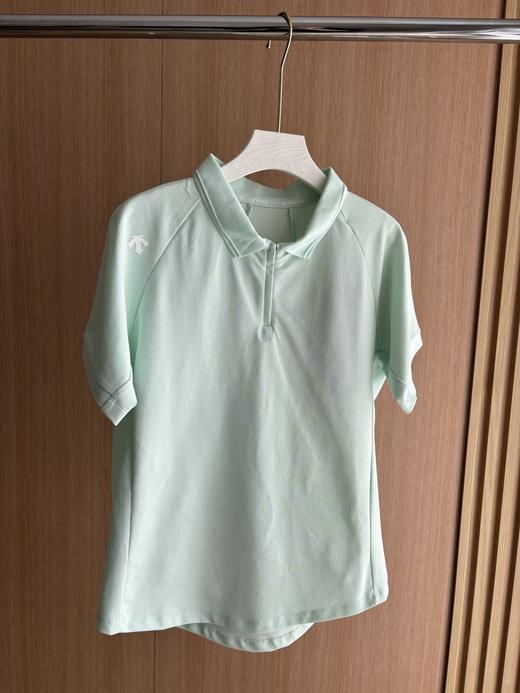 点此购买 迪桑特夏季女士四色半拉链短袖polo衫 HGN 317605 商品图3