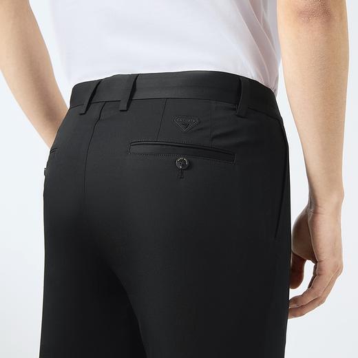 【凉感竹纤维】柒牌男装休闲裤男2025夏季新款商务通勤九分小脚裤128H73810 商品图2