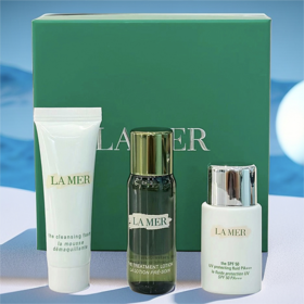 【双旦特惠：保税仓直邮】海蓝之谜防晒组合（海蓝之谜精粹水30ml +海蓝之谜洁面30ml +海蓝之谜防晒霜20ml）