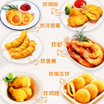 百钻黄白面包糠200g*4黄面包糠套餐 家用炸粉做脆皮炸鸡裹粉烘焙原料 /粮油调味 /烘焙原料 /基础原料 商品图3