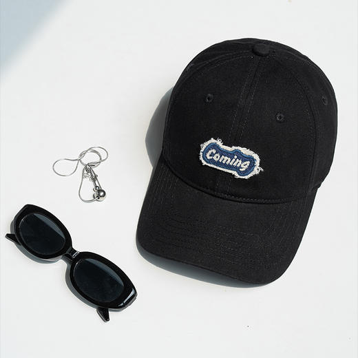 疯帽子 2025春夏新款川岛时尚纯棉刺绣英文字母棒球帽 男女情侣款休闲鸭舌帽 商品图3