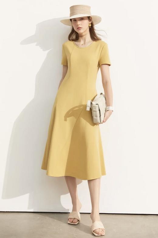 AMII/艾米 极简复古修身连衣裙 18416 商品图0